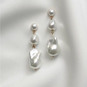 Jenny Yoo juniper pearl drop earrings